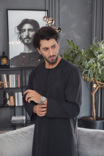 MTJ MIDNIGHT BLACK EMIRATI THOBE
